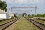 станция Павлыш: Вид в сторону Кременчуга