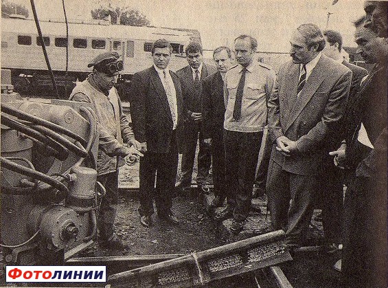 Президент А.Г.Лукашенко в Оршанском локомотивном депо