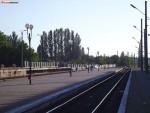 станция Николаев: Вид в чётном направлении