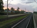 о.п. Шевченко (1297 км): Вид с платформы в сторону Одессы-Восточной