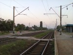 о.п. Шевченко (1297 км): Вид с платформы в сторону Одессы-Сортировочной