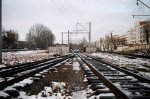 станция Минск-Северный: Въезд в парк депо Минск-Северный