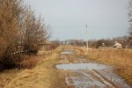 станция Молодечно: Насыпь бывшего соединительного пути минского и полоцкого ходов