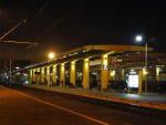 станция Минск-Пассажирский: Платформа № 2 ночью