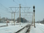 станция Олехновичи: Вид на северную горловину