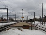 станция Ждановичи: Вид 3-ей платформы в сторону Минска-Северного