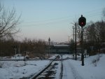 станция Уша: Светофор М4 и неохраняемый переезд на ветке к базе сельхозхимии