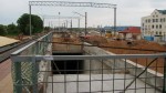 о.п. Лебяжий: Строительство подземного перехода, вид в сторону Жданович