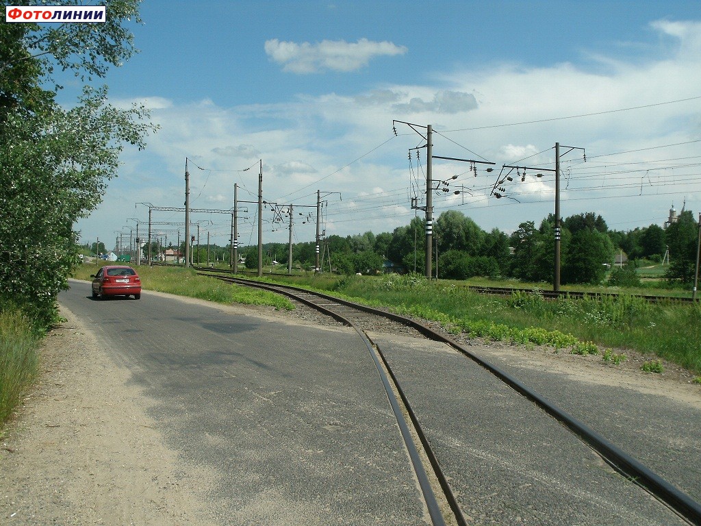 Подъездной путь от подстанции в направлении Олехнович