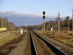 станция Молодечно: Чётный маршрутный светофор ЧМ1Б на участке Молодечно - Тышкевичи