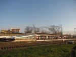 станция Минск-Северный: Общий вид навеса на 1-ой платформе