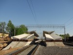 станция Минск-Северный: Вид платформ в сторону Минска-Пассажирского