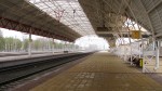 станция Ждановичи: Вид с первой платформы в сторону Молодечно