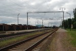 станция Радошковичи: Вид платформ в сторону Минска
