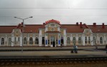 станция Молодечно: Вокзал со стороны путей