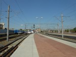 станция Минск-Пассажирский: Вид с 6-ой платформы в сторону Молодечно и Барановичей