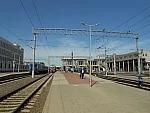 станция Минск-Пассажирский: Вид с 5-й платформы в сторону Бреста и Молодечно