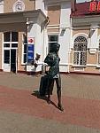 станция Молодечно: Скульптура у вокзала