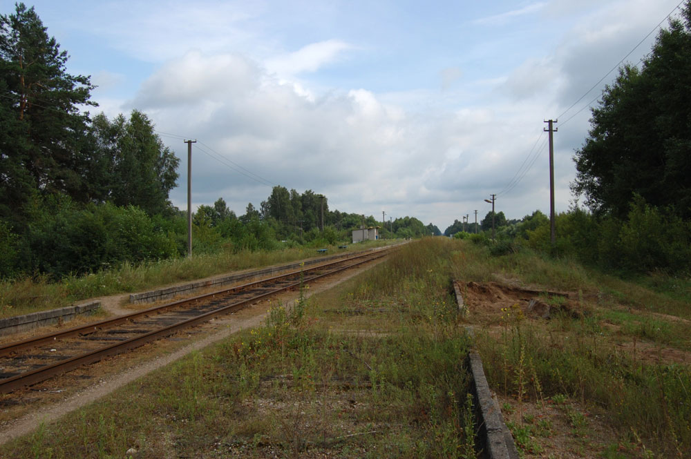 Платформы. Вид в сторону Вильнюса