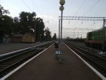 станция Одесса-Застава I: Вид с платформы на северо-запад — в сторону станции Усатово