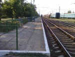 о.п. Дальницкий Переезд: Вид в сторону станции Усатово
