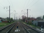 станция Одесса-Застава II: Северная горловина, вид с севера (со стороны о.п. Слободская)