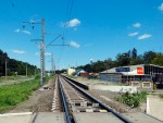 о.п. 49 км: Вид остановочного пункта со стороны станции Каролина-Бугаз