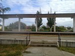 станция Каролина-Бугаз: Вид пассажирской платформы со стороны здания станции