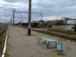 станция Одесса-Западная: Вид с платформы на юг — в сторону Сухого Лимана