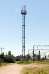 станция Бугаз: Осветительная мачта с антеннами мобильной связи