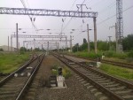 станция Одесса-Западная: Вид на станцию из южной горловины