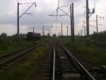станция Одесса-Западная: Южная горловина, вид на юг