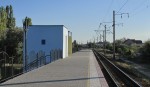 о.п. Лиманская: Вид с платформы в сторону Белгорода-Днестровского