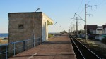 о.п. Морская: Вид с платформы в сторону Белгорода-Днестровского