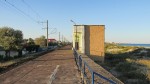 о.п. Морская: Вид с платформы в сторону Одессы