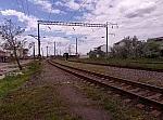станция Бугаз: Вид с конца старой платформы в сторону Белгорода-Днестровского