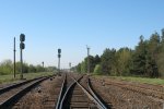 станция Боровцы: Вид со стороны чётной горловины