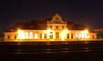 станция Слоним: Вид пассажирского здания ночью