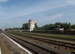 станция Слоним: Водонапорная башня и грузовая платформа
