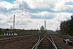 станция Боровцы: Вид от переезда в сторону Баранович
