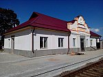 станция Зельва: Здание станции на ремонте