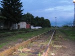 станция Рудница: Вид в сторону узкоколейного тупика