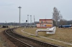 станция Новополоцк: Вид в сторону "Железнодорожного цеха № 15"