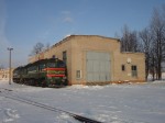 станция Новолукомль: Оборотное депо (зимний вариант)