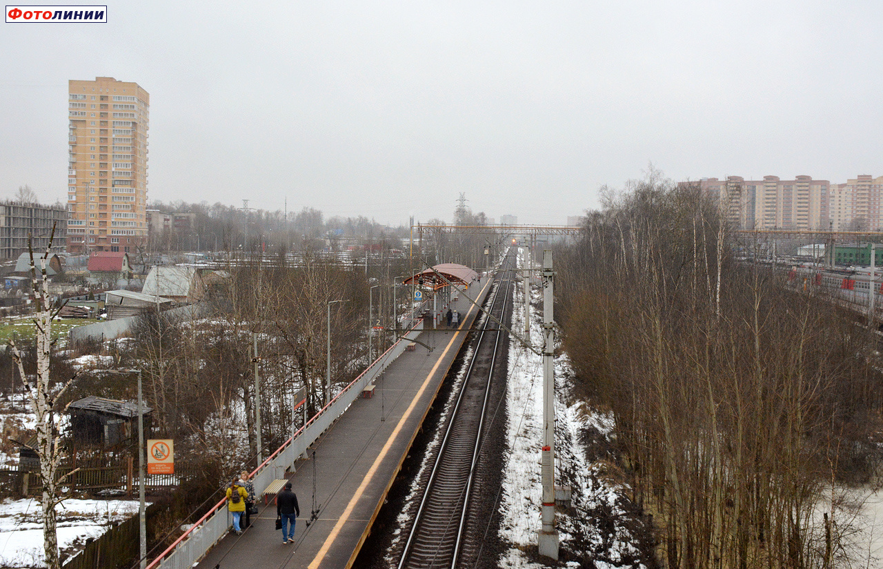 Платформа № 2. Вид в сторону Москвы