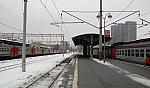 станция Москва-Бутырская: Вид с платформы № 2 в сторону Дмитрова