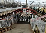 станция Бескудниково: Вход в турникетный павильон на второй платформе, вид в чётном направлении