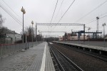 станция Большая Волга: Вид с 1-й платформы в сторону ст. Дубна