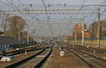 станция Мытищи: Вид в сторону Пушкино