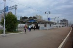 станция Пушкино: Вторая платформа, вид в чётном направлении